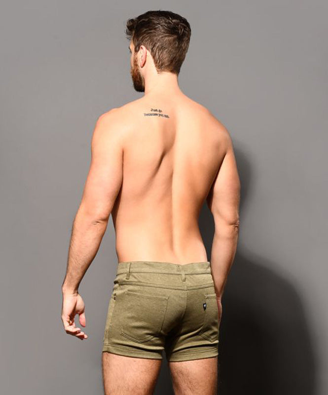 Andrew Christian 修身弹力牛仔短裤