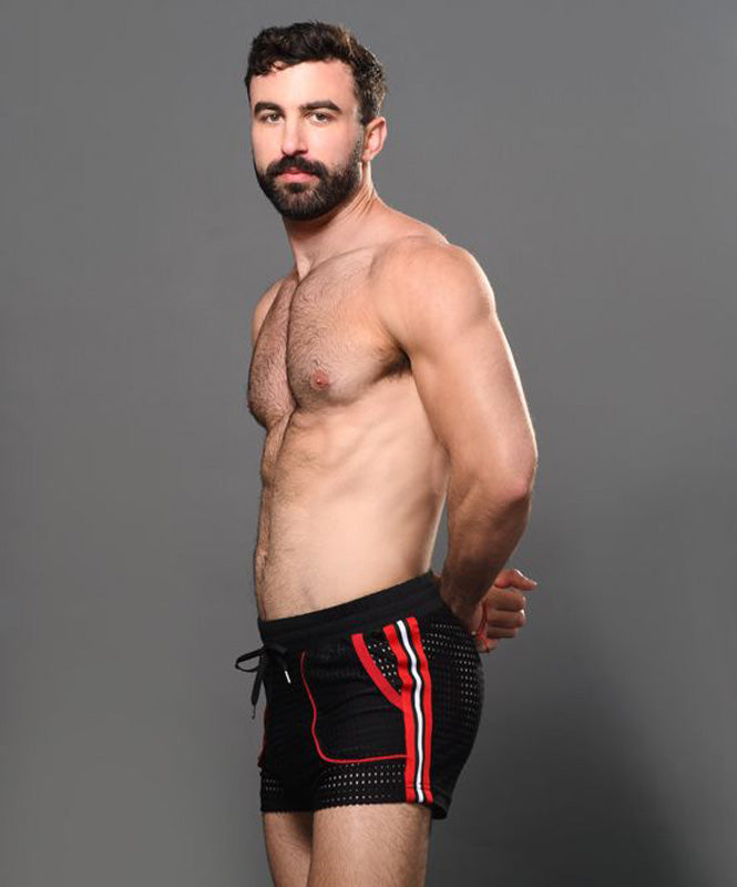 Andrew Christian 比赛网眼短裤