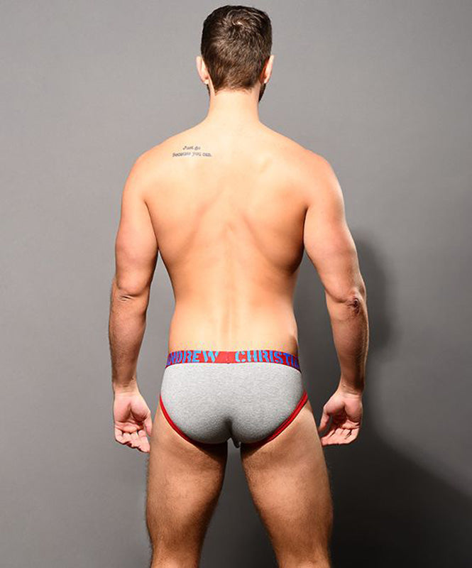 Andrew Christian Fly 无标签三角裤,几乎全裸