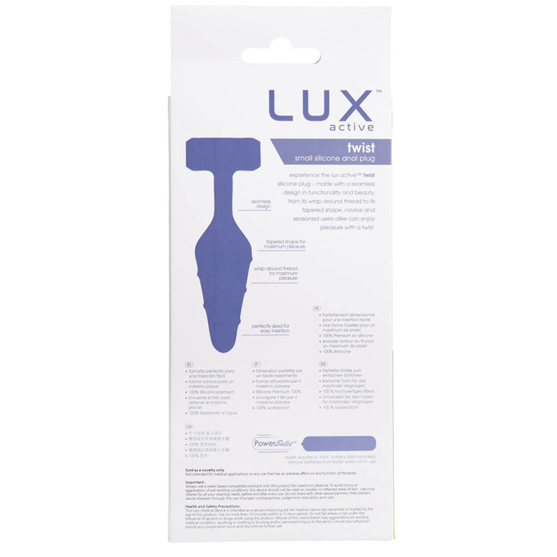 Lux Active Twist 硅胶肛塞