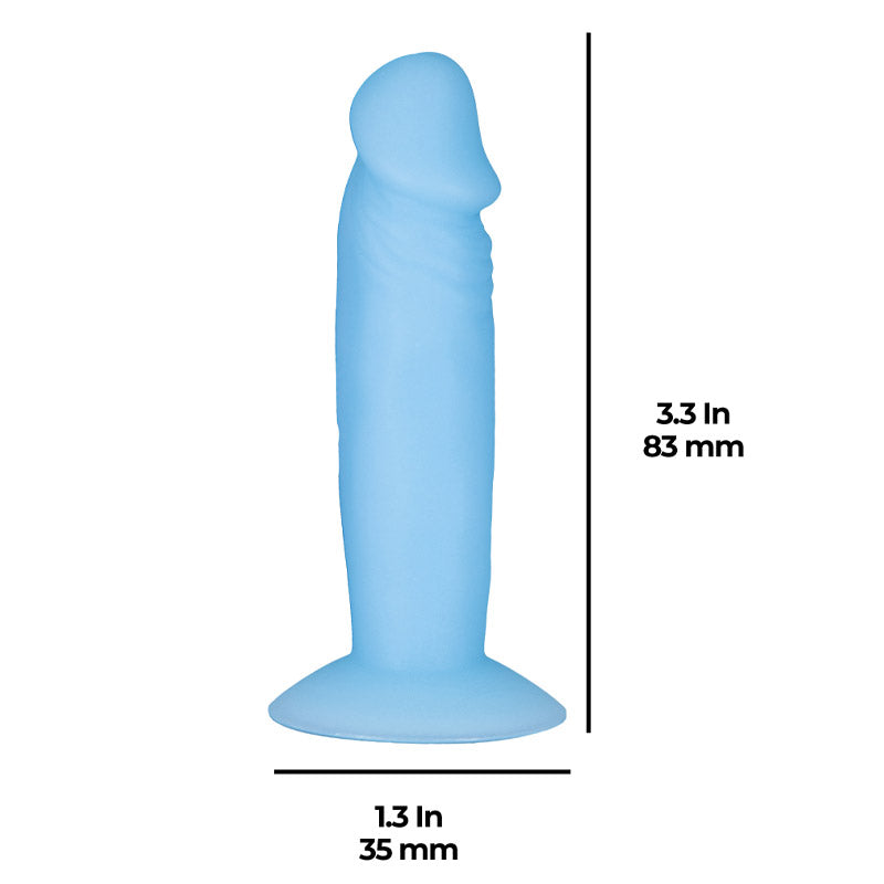 傻威利 3.5 英寸迷你小阳具 - 夜光什锦装