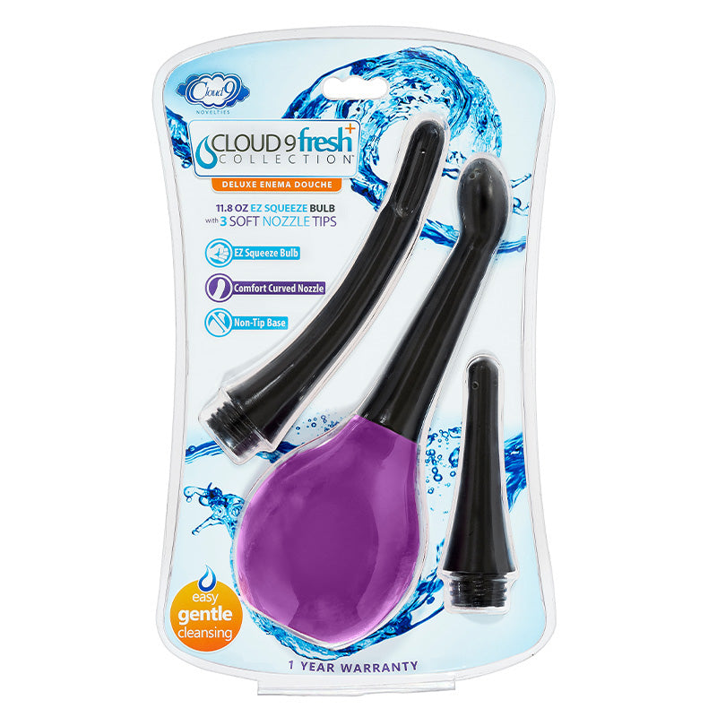Cloud 9 Novelties 奢宠软头灌肠器,附赠 2 个灌肠头