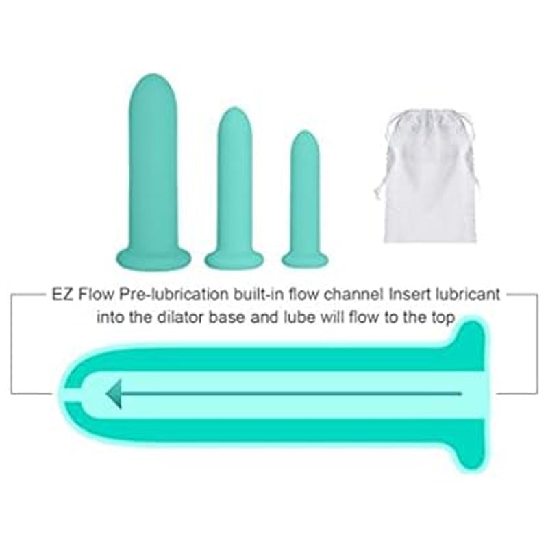 Cloud 9 Novelties 健康与保健硅胶肛门和阴道扩张器套装