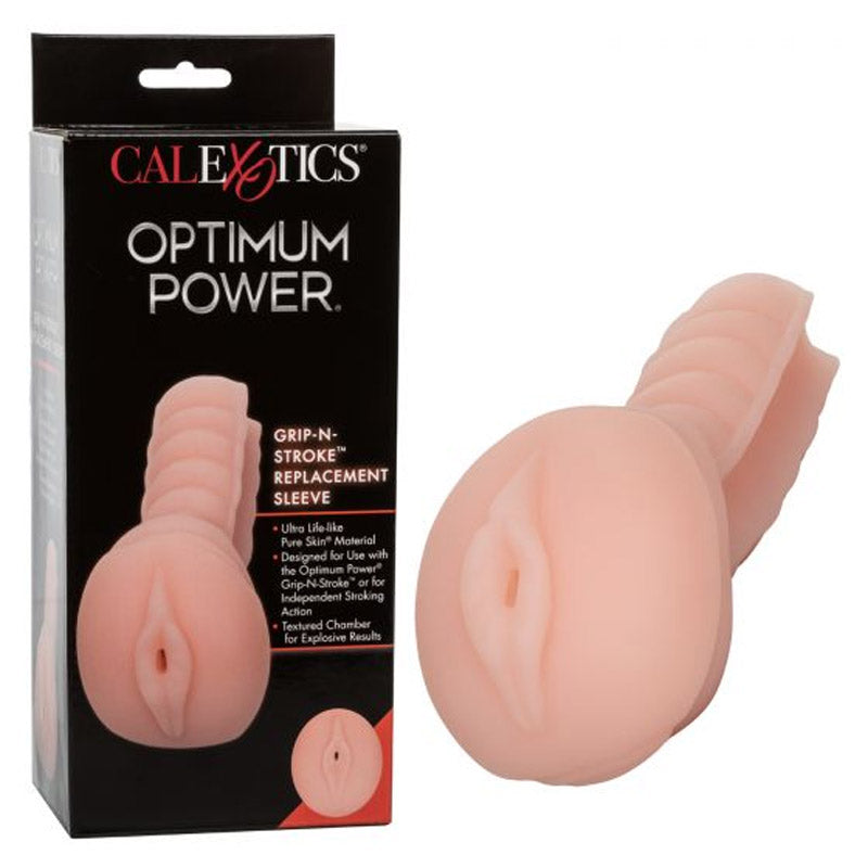 Optimum Power Grip N Stroke 替换套筒 白色