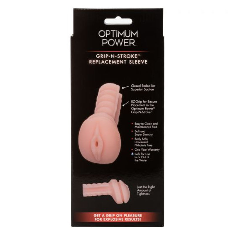 Optimum Power Grip N Stroke 替换套筒 白色