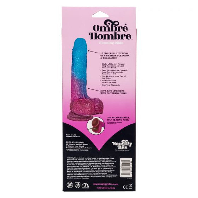 Naughty Bits Ombre Hombre 振动假阳具