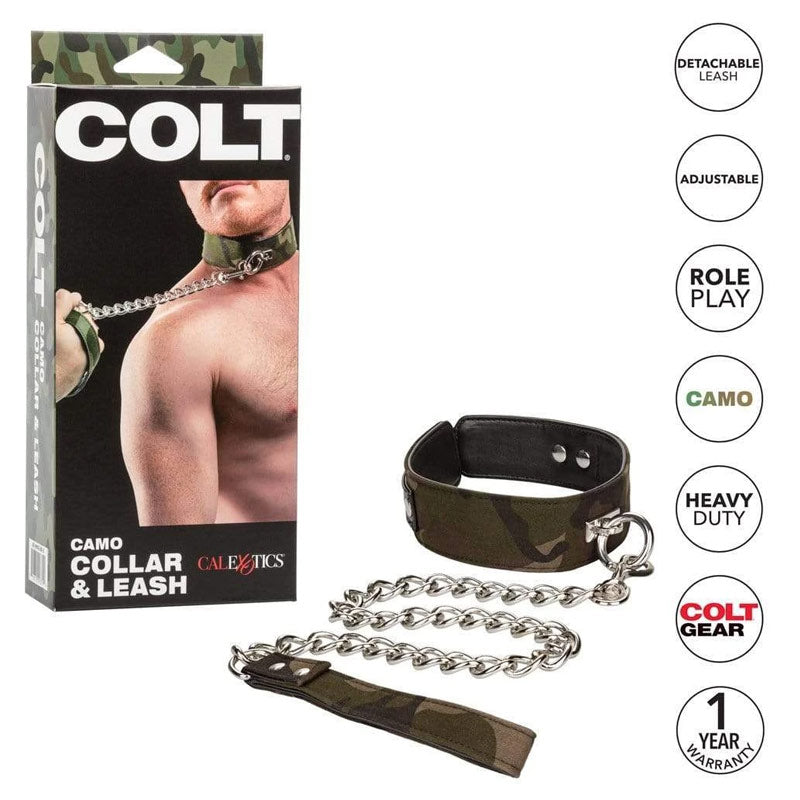 COLT迷彩项圈和牵引绳