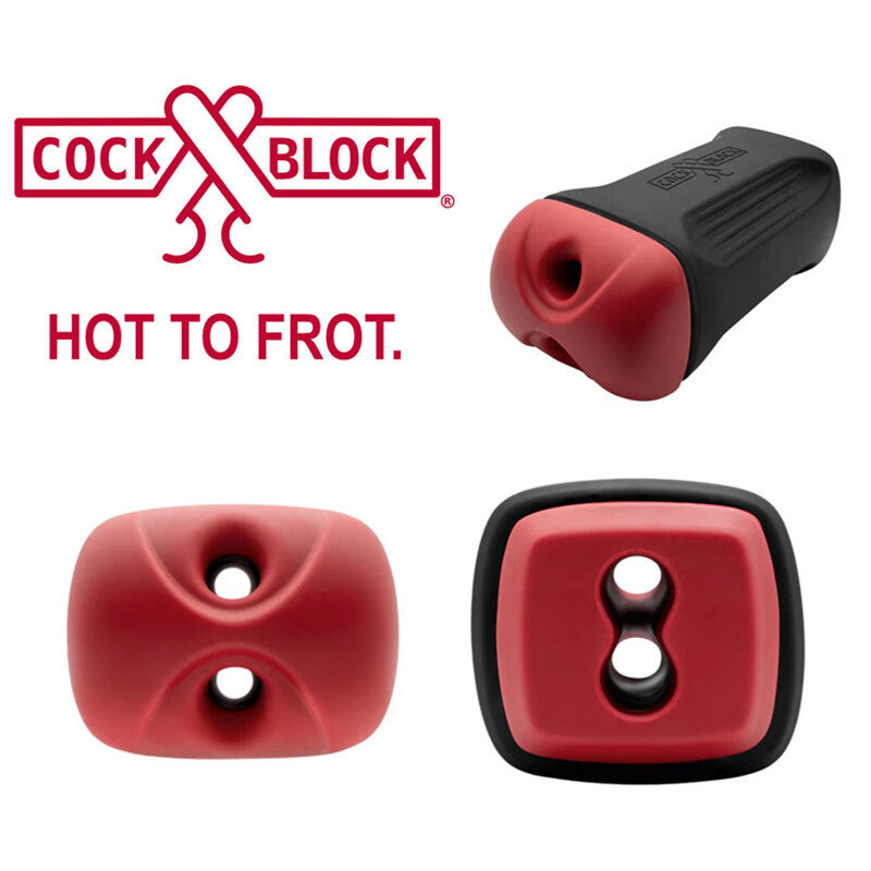 CockBlock Frot 双重穿透块,适用于 2 个阴茎