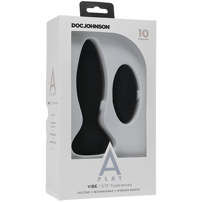 A-Play - Vibe - 进阶 - 可充电硅胶肛塞,带遥控器