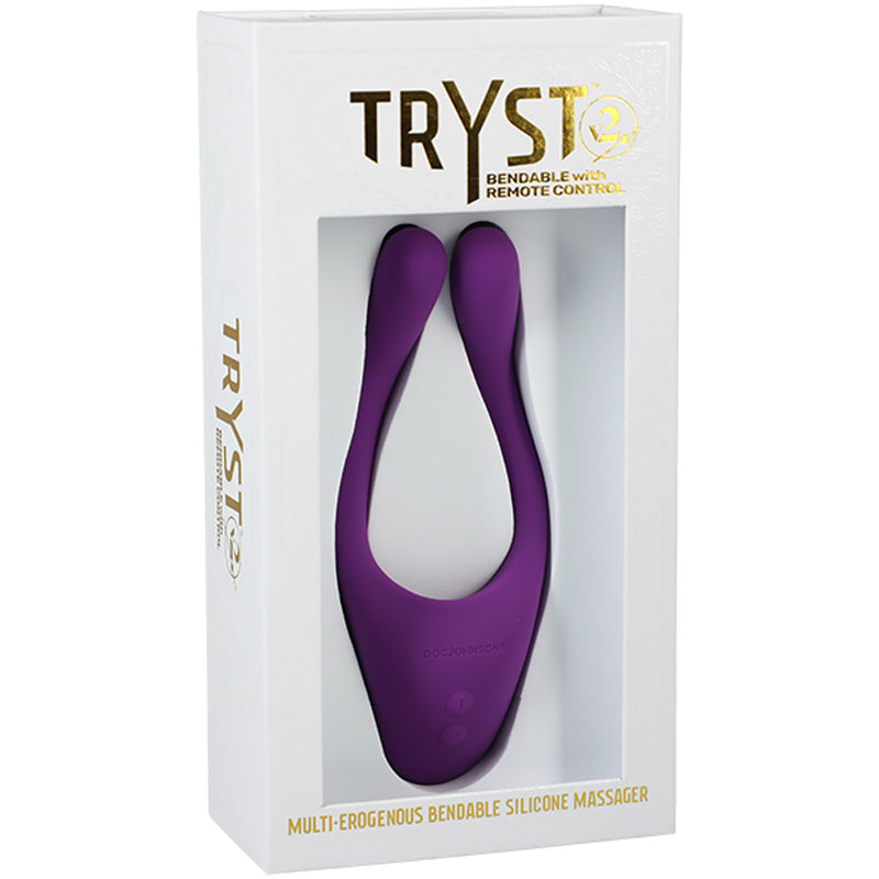 TRYST v2 可弯曲多部位按摩器,带遥控器