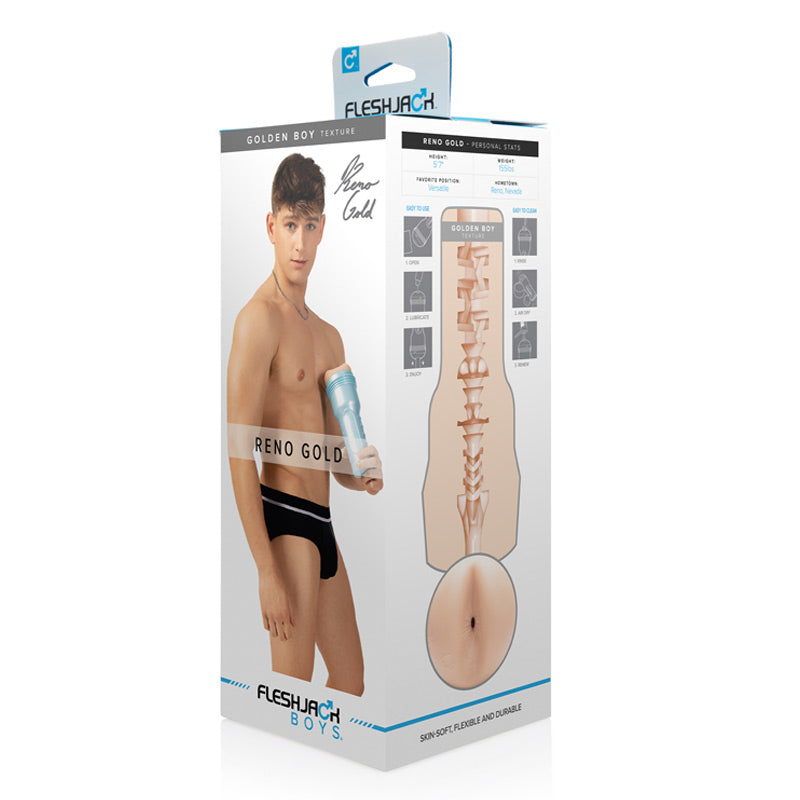Fleshlight Boys Reno Gold Golden Boy - 屁股