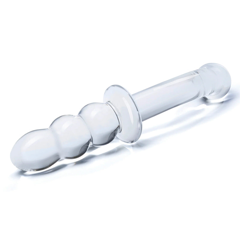 8英寸带纹理G点玻璃假阳具