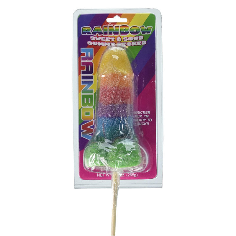 酸甜口味 Jumbow 彩虹软糖鸡巴棒