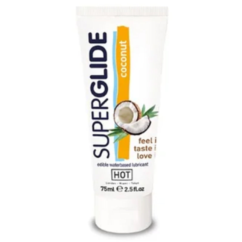 HOT Superglide 食用润滑剂 水基 - 椰子味