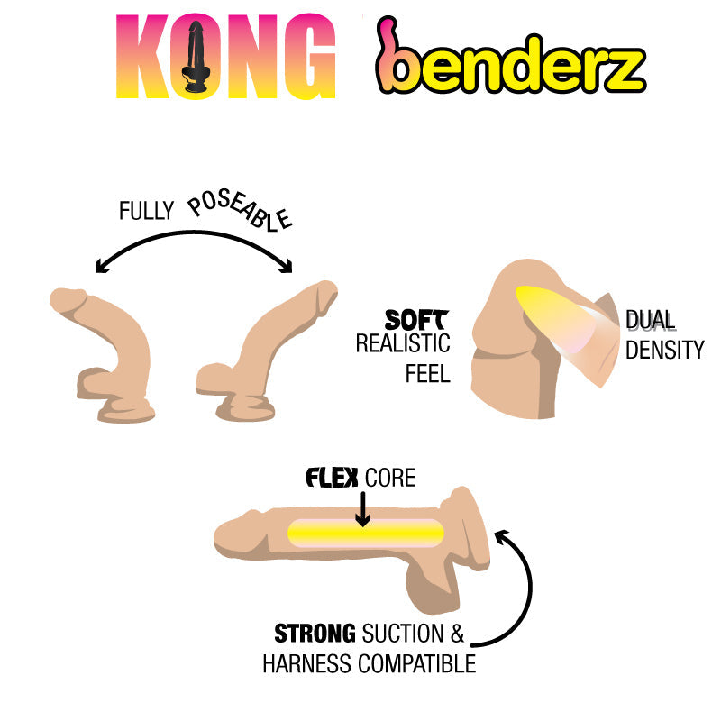 Kong Benderz 双层实感悦享棒
