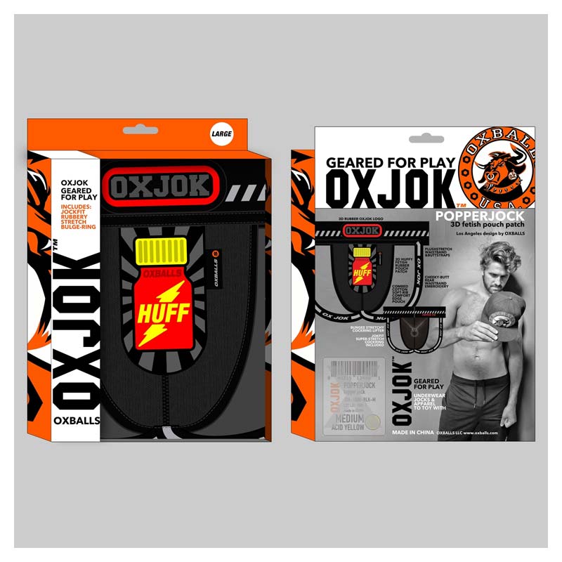 Oxballs Popperjock 3D 橡胶贴片囊袋护裆
