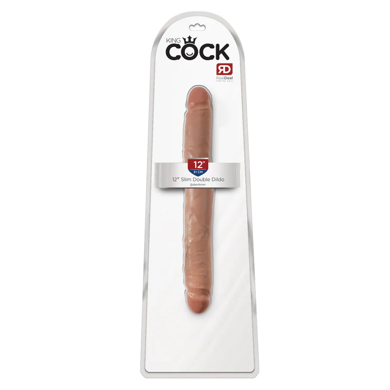 King Cock 12英寸纤细双头悦享棒
