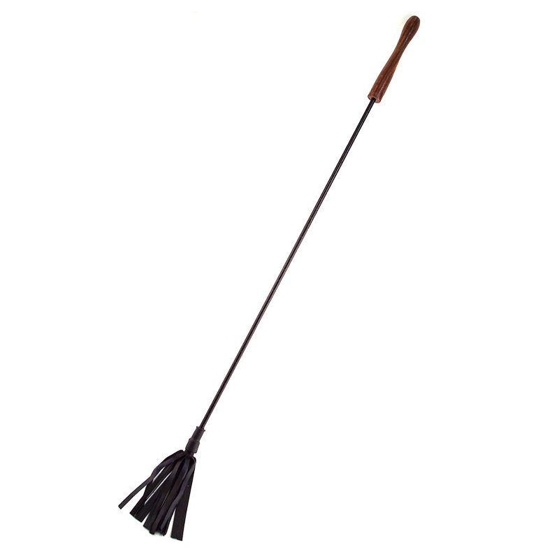 Rouge Garments Woden Handle Leather Riding Crop