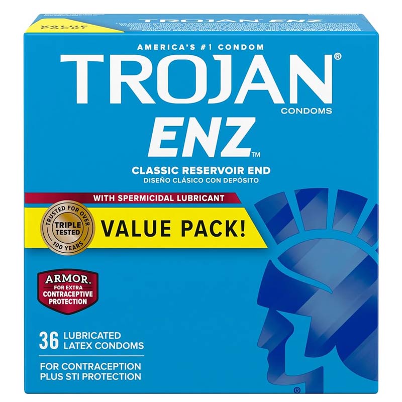 Trojan ENZ杀精装甲避孕套