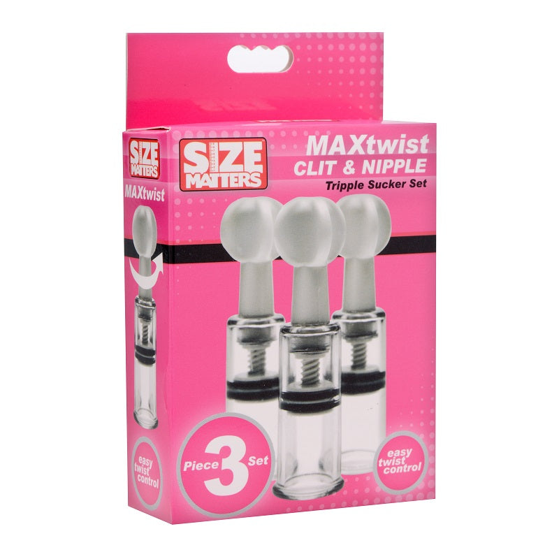 扭曲的三胞胎乳头和阴蒂吸吮器