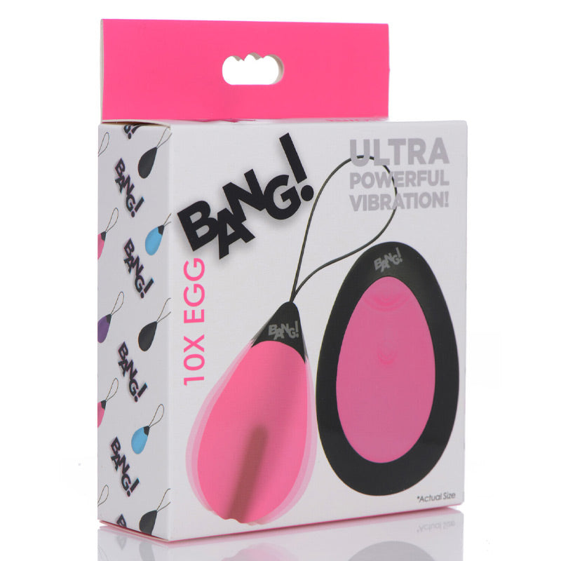 Bang 10倍震动硅胶蛋,带遥控器