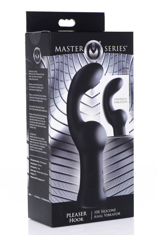 Pleaser Hook 10X 硅胶肛门振动器