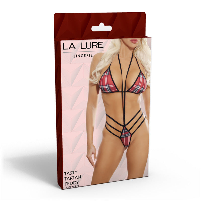 La Lure 美味格子曼妙泰迪套装