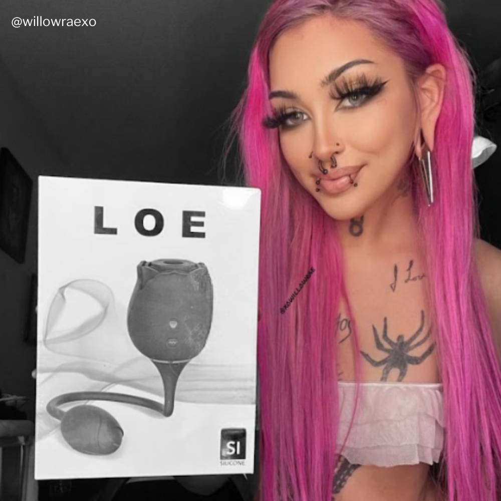 LOE 玫瑰花蕾高级吸吮振动悦享器