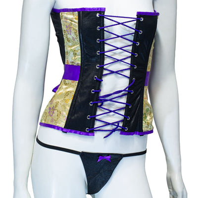 女士性感诱人质感皮革紧身胸衣