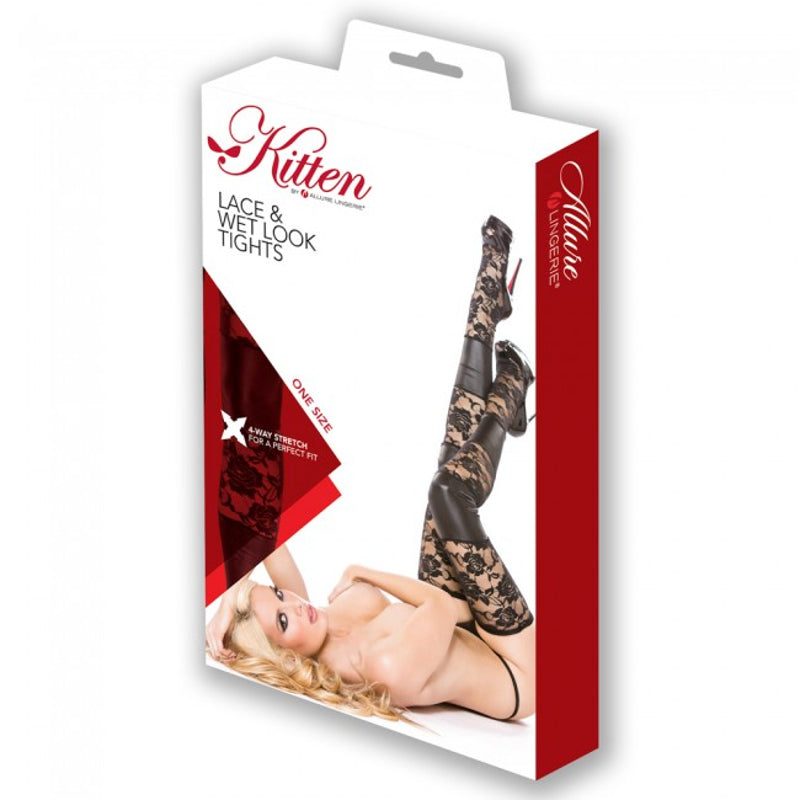 Allure 魅惑 Kitten 系列 贴丝光泽紧身裤