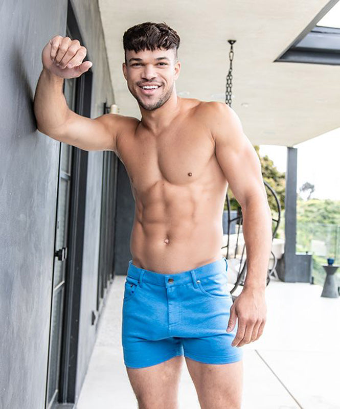 Andrew Christian 修身弹力牛仔短裤