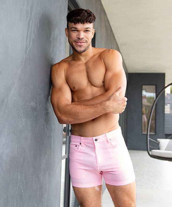 Andrew Christian 修身弹力牛仔短裤