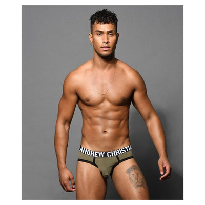 Andrew Christian 军用网眼三角裤，几乎全裸