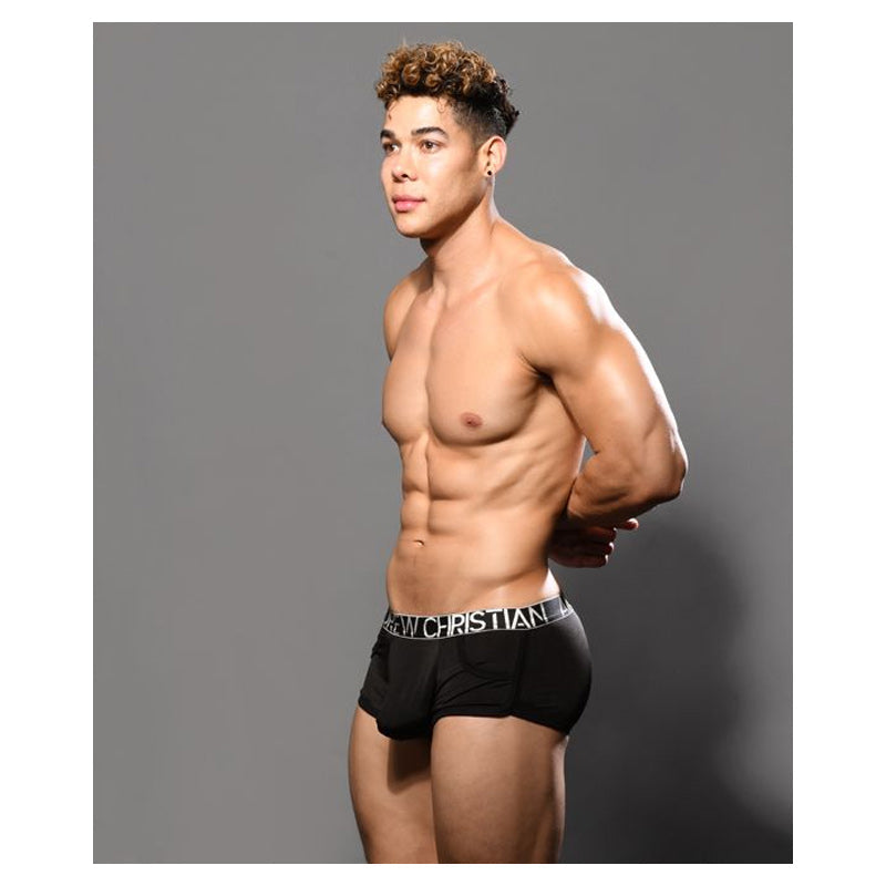 Andrew Christian 超柔软口袋平角内裤，几乎全裸