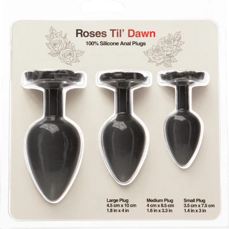 Roses Til`Dawn 硅胶肛塞套装