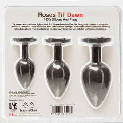 Roses Til`Dawn 硅胶肛塞套装