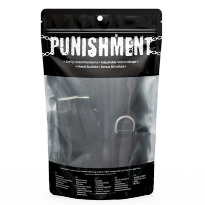 Punishment 系列 - 性五件套床束缚带