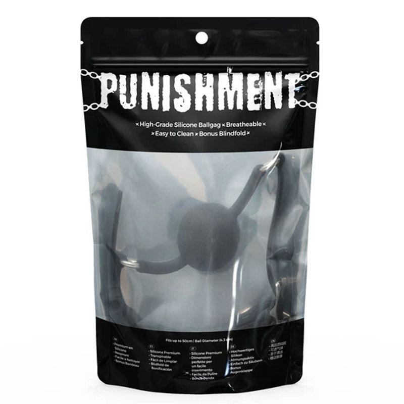 Punishment 系列 - 用硅胶球形口塞
