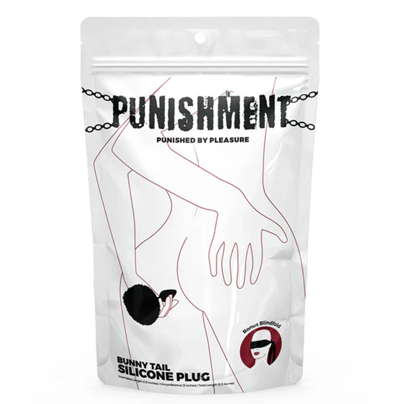 Punishment 系列 - 兔尾巴硅胶肛塞