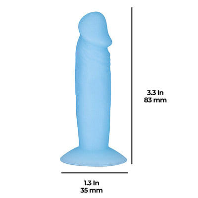 傻威利 3.5 英寸迷你小阳具 - 夜光什锦装