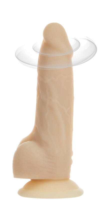 Naked Addiction 7英寸旋转震动假阳具，带遥控器