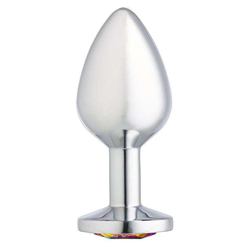 Cloud 9 Novelties 宝石银色镀铬肛塞