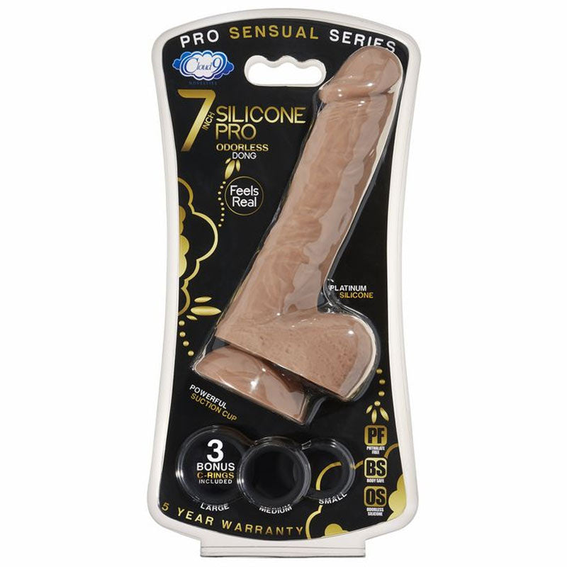 Cloud 9 Novelties 专业性感高级硅胶仿真悦享名器，带 3 个 C 形环