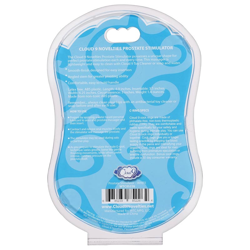Cloud 9 Novelties 前列腺深入互动器（带 C 形环）