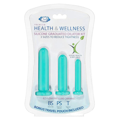 Cloud 9 Novelties 健康与保健硅胶肛门和阴道扩张器套装