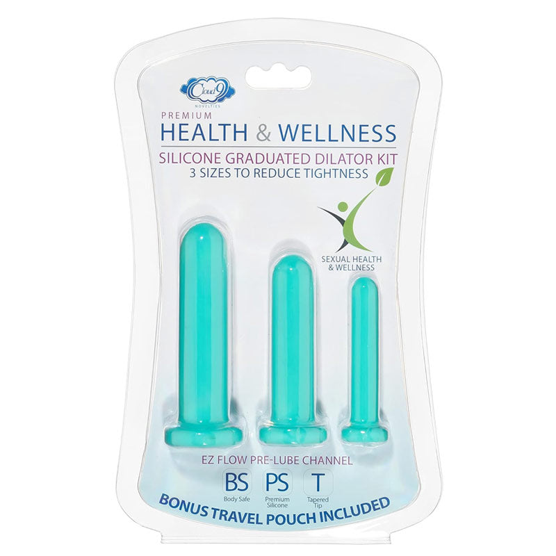 Cloud 9 Novelties 健康与保健硅胶肛门和阴道扩张器套装