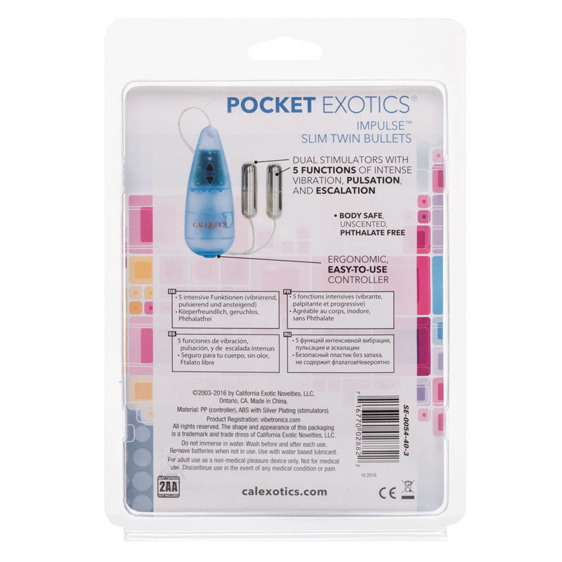 Impulse Pocket Paks Slim Twin Bullets