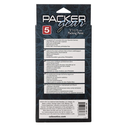 Packer Gear 5英寸阴茎填充