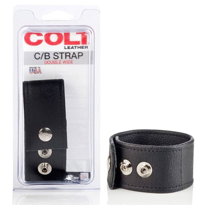 Colt 皮革双宽表带