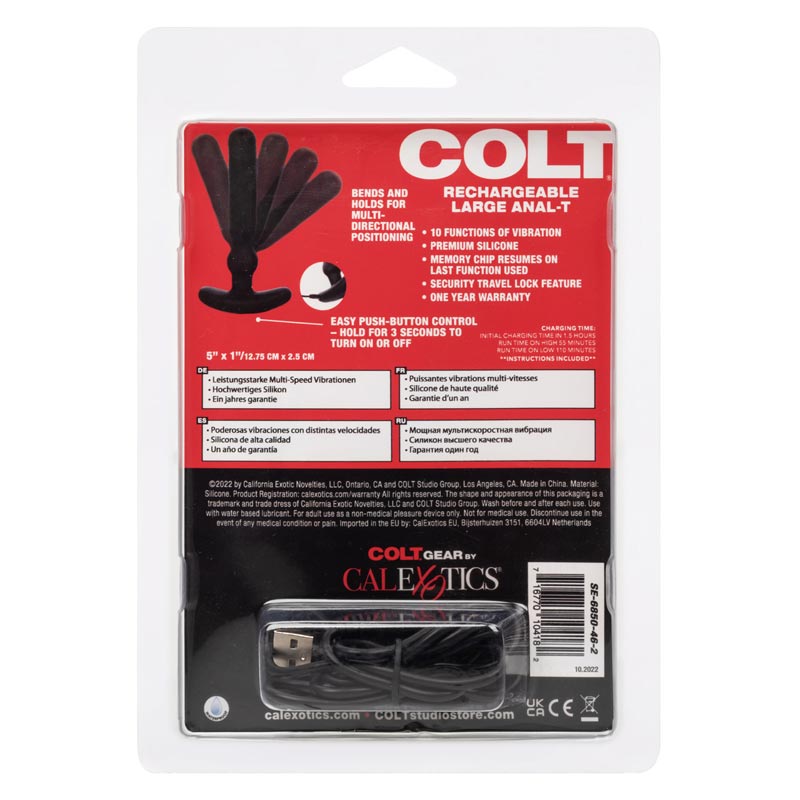 COLT 可充电大号肛门-T